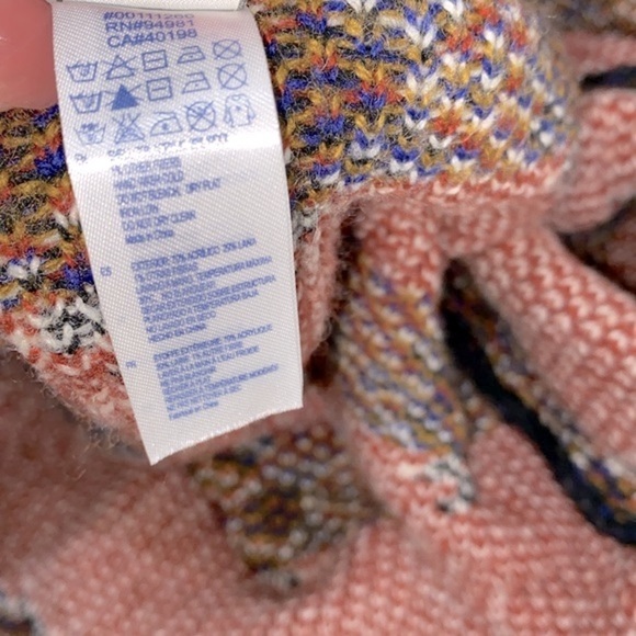 Forever 21 Aztec boho knit sweater cardigan size medium - Picture 6 of 7